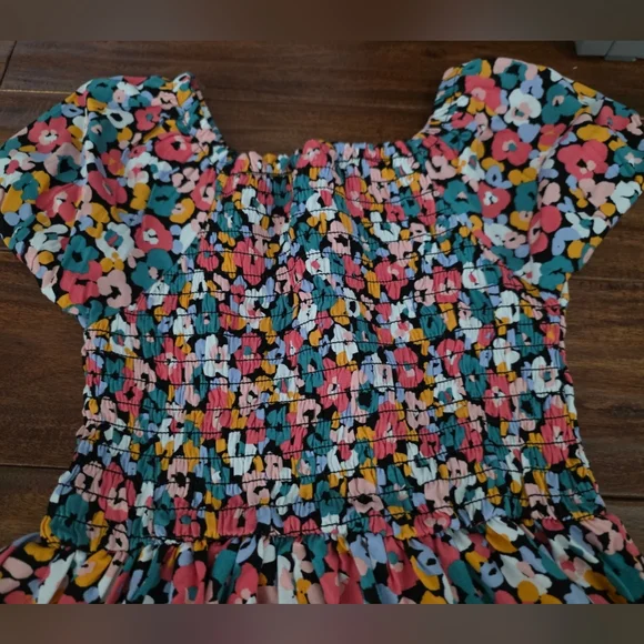 Vince Camuto Floral Girls Flutter sleeve Dress - Multicolor Sz 8 NWOT - Picture 7 of 7